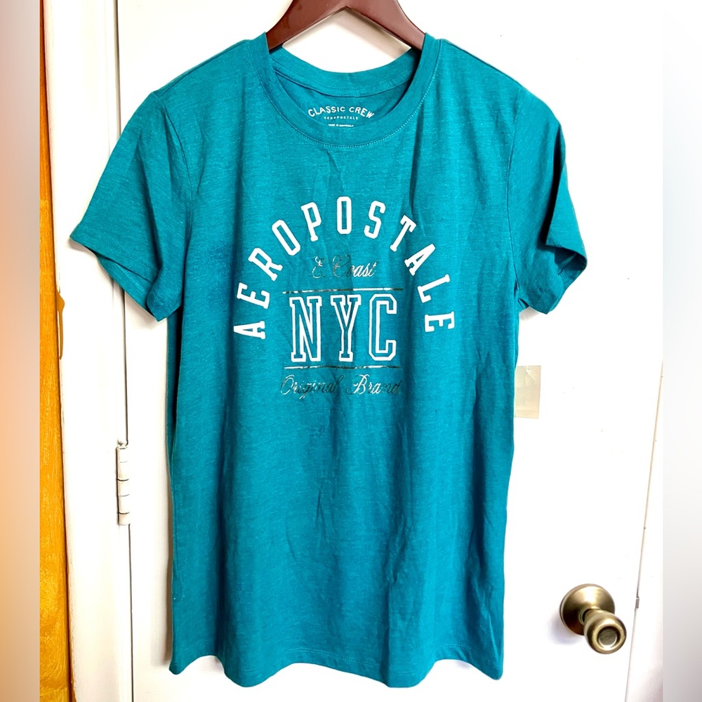 Aeropostale Turquoise NYC Tee - NWT